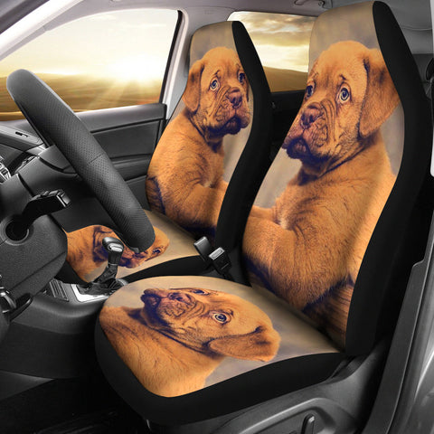 Dogue De Bordeaux (Bordeaux Mastiff) Puppy Print Car Seat Covers