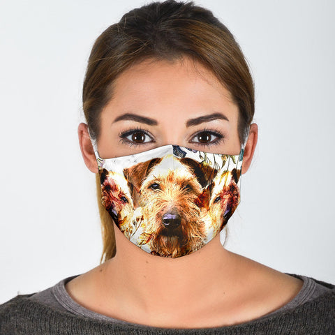 Lovely Irish Terrier Print Face Mask