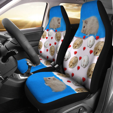 Campbell's Dwarf Hamster Print Car Seat Covers