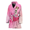 Wire Fox Terrier dog Print Women's Bath Robe