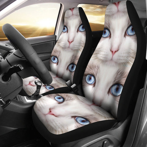 Amazing Ragdoll Cat Face Print Car Seat Covers