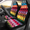 Dog And Paws Print Car Seat Covers