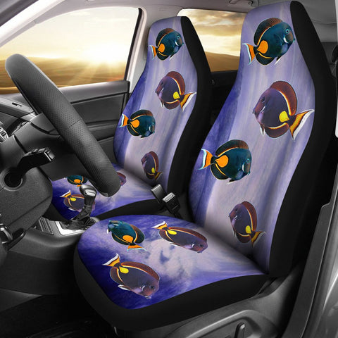 Acanthurus Achilles(Achilles Tang) Fish Print Car Seat Covers