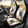 Colorful French Bulldog Print Car Seat Covers