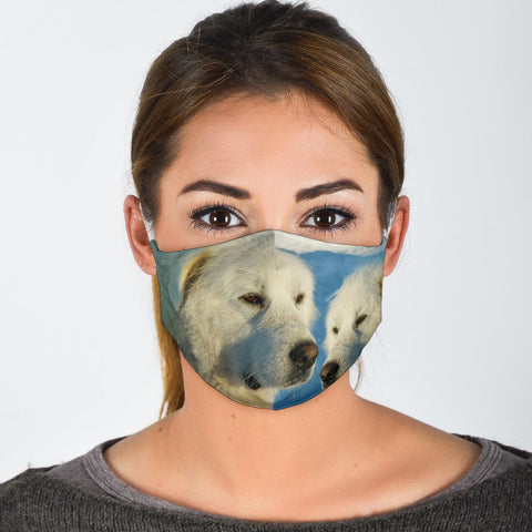 Great Pyrenees Dog Print Face Mask