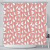 Persian Cat Pattern Print Shower Curtains