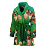 Society Finch Bird Print Women's Bath Robe