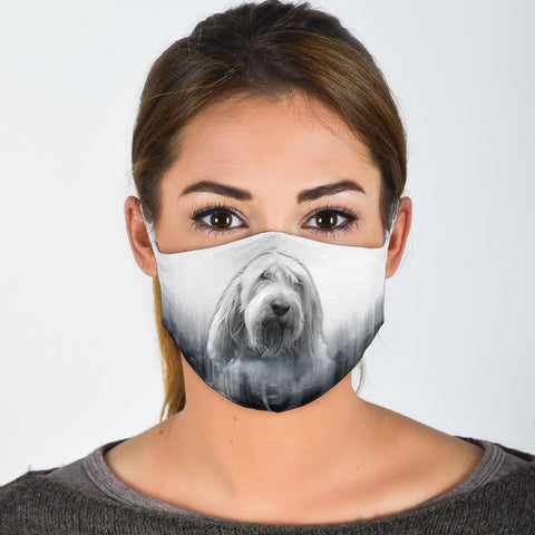 Grand Basset Griffon Vendeen Print Face Mask