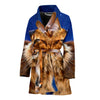 Lovely Somali Cat Print Women's Bath Robe