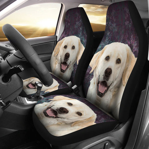 Labrador Retriever Print Car Seat Covers