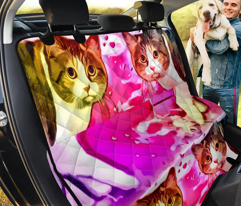 Manx Cat Print Pet Seat covers
