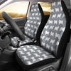 Samoyed Dog Pattern Print Car Seat Covers