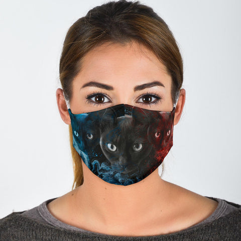 Cute Burmese Cat Print Face Mask