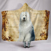 Cute Old English Sheepdog Print Hooded Blanket