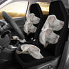 Weimaraner Dog Art Print Car Seat Covers