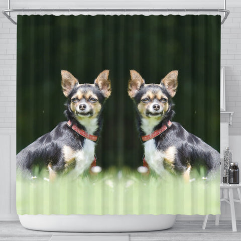 Lovely Chihuahua Dog Print Shower Curtains
