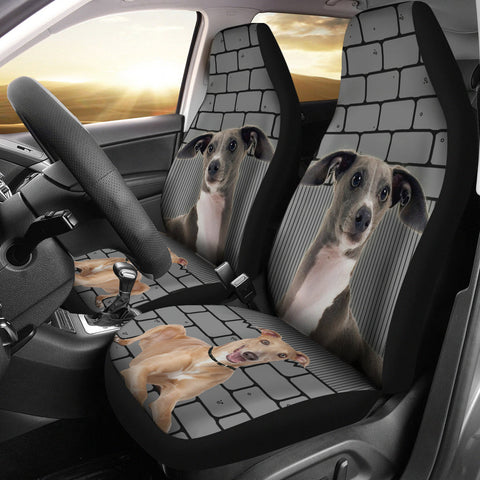 Italian Greyhound Print Car Seat Covers