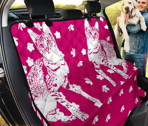 Savannah Cat Print Pet Seat Covers