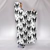 Boston Terrier Pattern Print Hooded BlanketLimited Edition