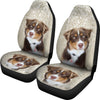 Miniature American Shepherd Print Car Seat Covers