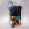 Nova Scotia Duck Tolling Retriever Print Hooded Blanket