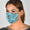 Cute Siamese Cat Patterns Print Face Mask