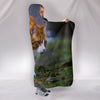 Lovely Siberian Cat Print Hooded Blanket