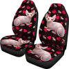 Sphynx cat With heart Patterns Print Car Seat Covers