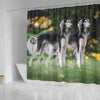 Amazing Saluki Dog Print Shower Curtains