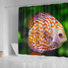 Discus Fish Print Shower Curtain