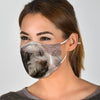 Lovely Spanish Water Dog Print Face Mask