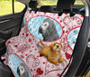 Cute African Grey Parrot Print Pet Seat Covers