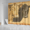 Dexter Cattle (Cow) Print Shower Curtain