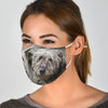 Amazing Irish Wolfhound Print Face Mask