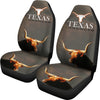 Texas Longhorn Cattle (Cow) Print Car Seat Covers