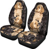 Cocker Spaniel In Lots Print Car Seat Covers