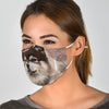 Cute Finnish Lapphund Print Face Mask- Limited Edition