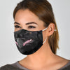 Flat Coated Retriever Print Face Mask