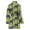 Bullmastiff Dog Pattern Print Women's Bath Robe