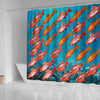 Cherry Barb Fish Print Shower Curtains