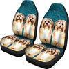 Cute Havanese Dog Print Car Seat Covers