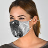 Lovely Miniature Bull Terrier Print Face Mask