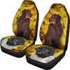 Newfoundland Dog Print Car Seat Covers