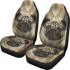 Cute Pug Print Car Seat Covers