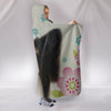 Papillon dog Print Hooded Blanket