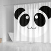 Cute Panda Bear Art Print Shower Curtains