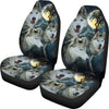 Siberian Husky Dog Print Car Seat Covers