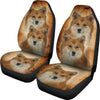 Icelandic Sheepdog Print Car Seat Covers