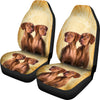 Cute Vizsla Dog Print Car Seat Covers