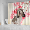 Petit Basset Griffon Vendeen Print Shower Curtains